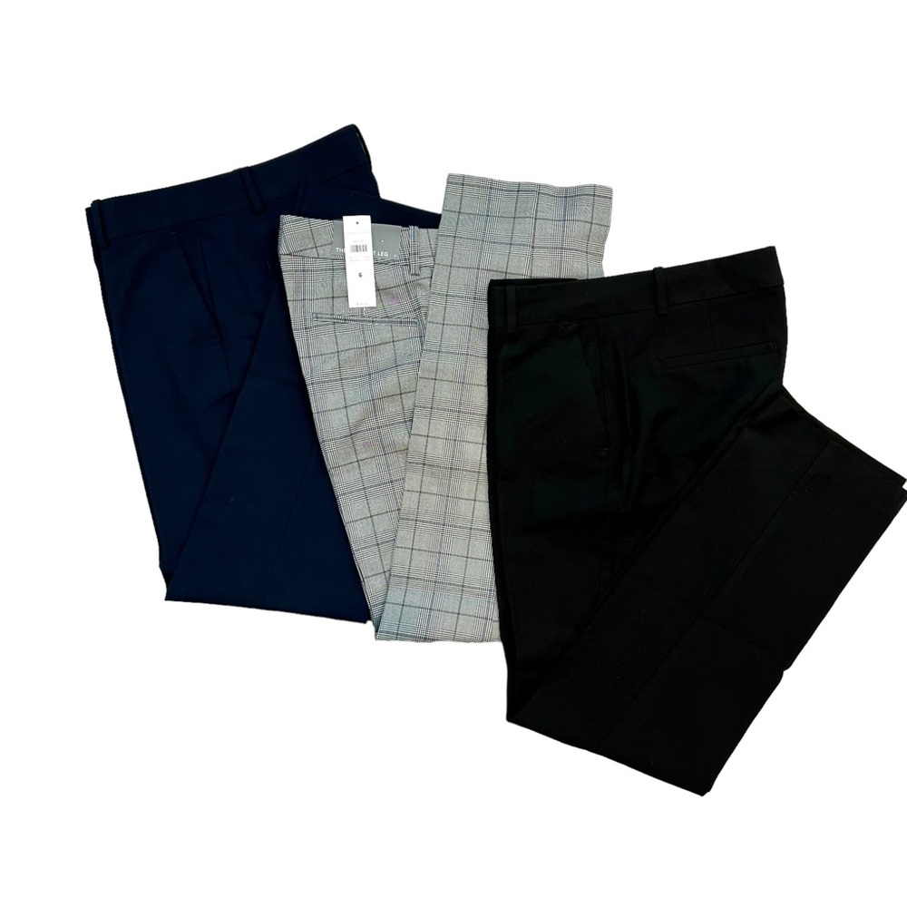 NWT 3 pair Womens size 6 Ann Taylor The Straight Leg trousers/pants/slacks/